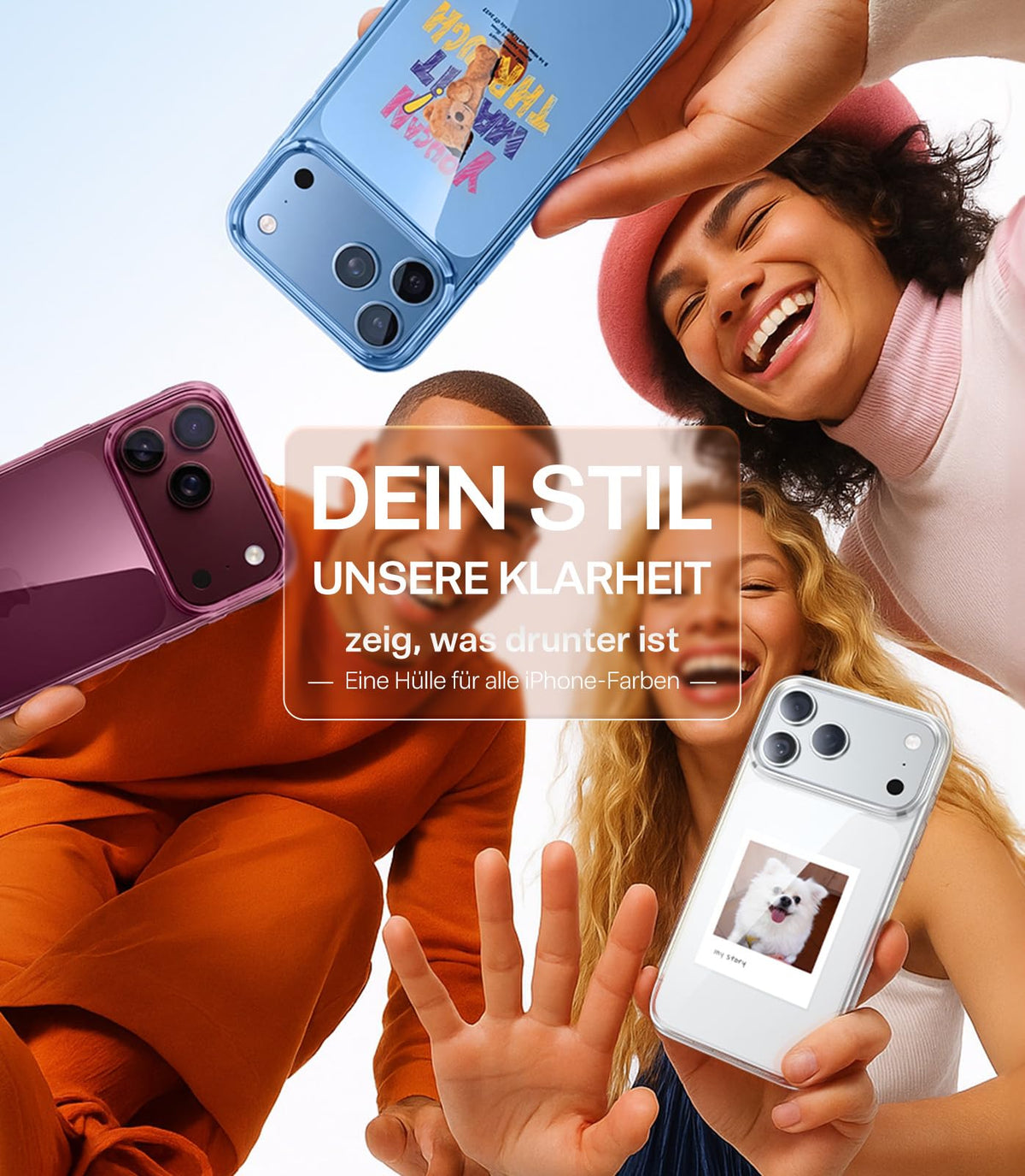 TORRAS für iPhone 18 Pro Hülle iPhone 17 Pro Hülle,Militärschut,Transparent