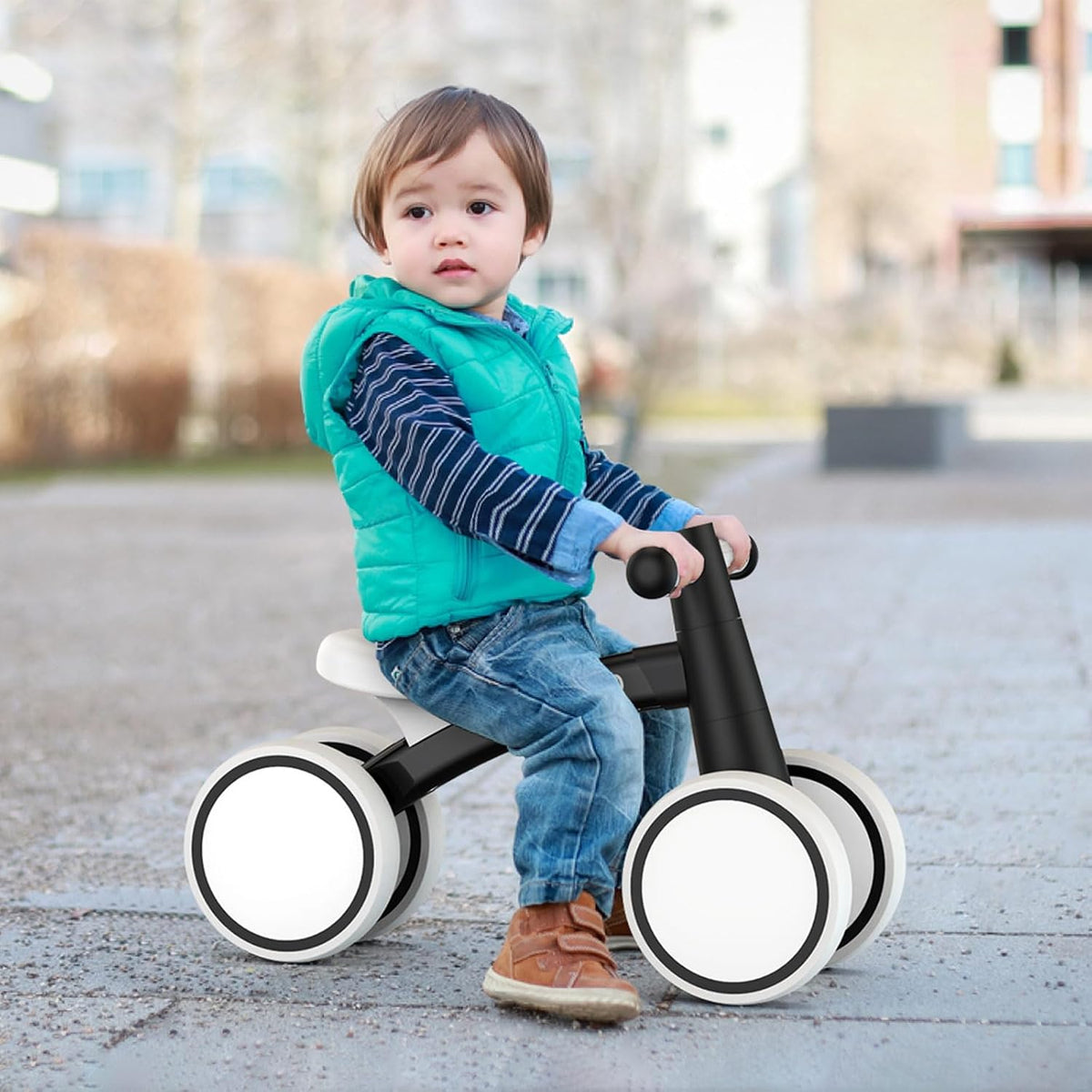 SEREED Baby Balance Bike for 1 Year Old Boy Girl, First Birthday Gift Toy