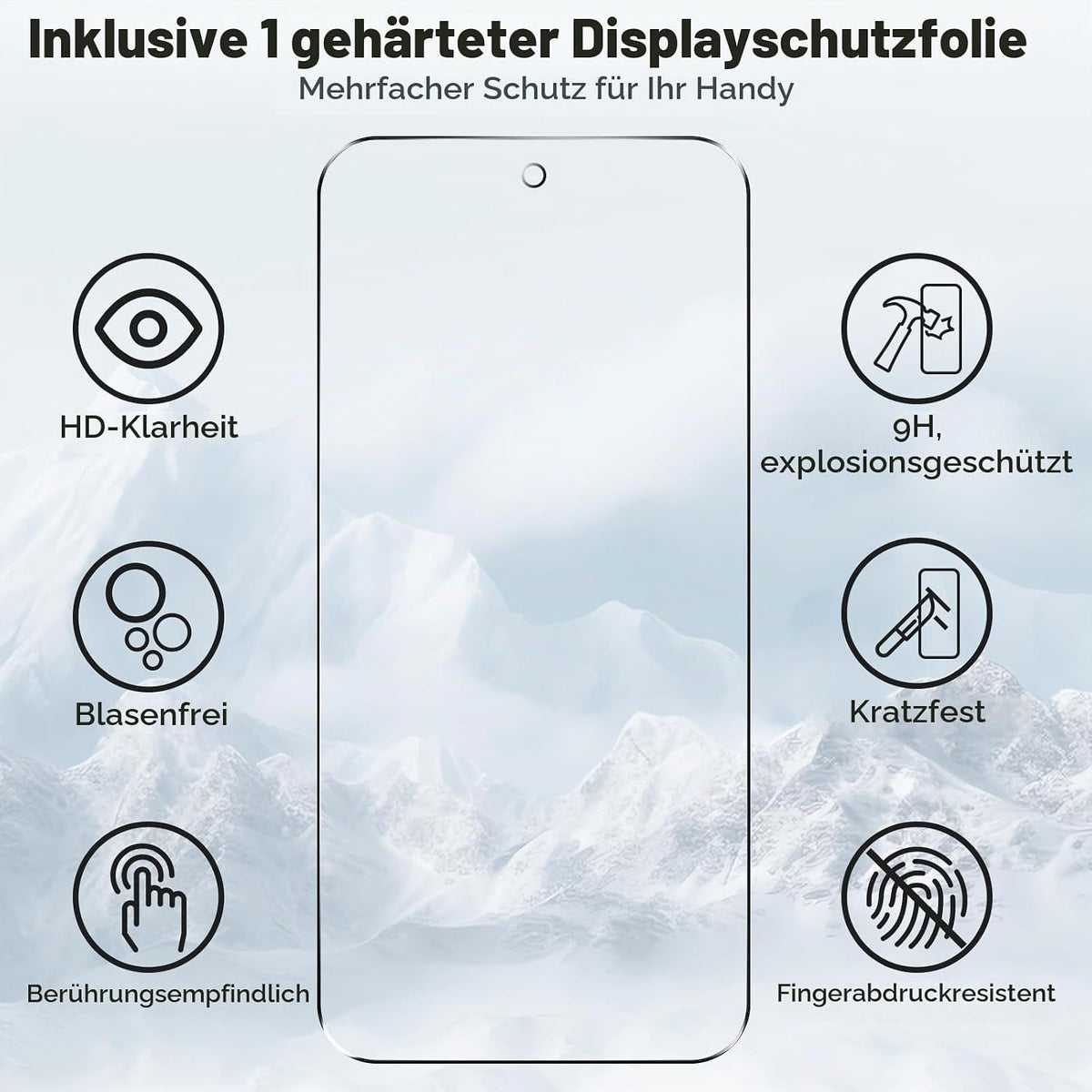 Peakally Handyhülle für Samsung Galaxy A17 5G Hülle [Mit 1 Stück Panzer Schutz Glas] [Premium PU Leder] [RFID-Blockierung] [Kartenfach] Klapphülle kompatibel mit Galaxy A17 5G / 4G - Grün