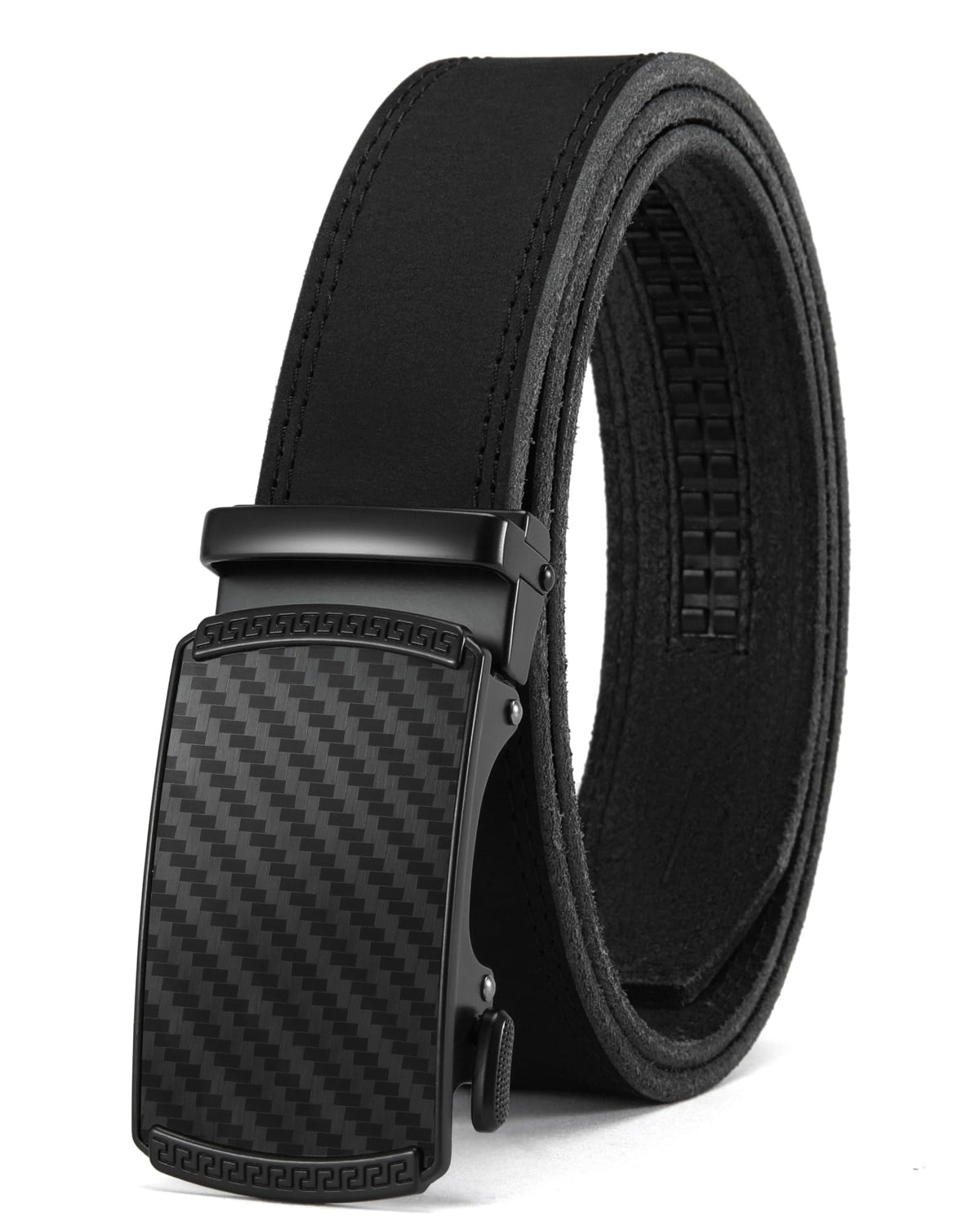 CHAOREN Gürtel Herren, Automatik Ledergürtel Herren 35mm ohne Löcher