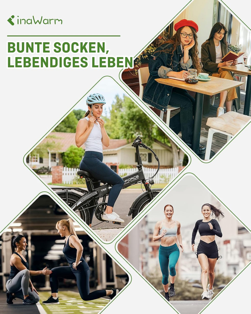 Bambus Sneaker Socken Damen, 6 Paar, Atmungsaktiv