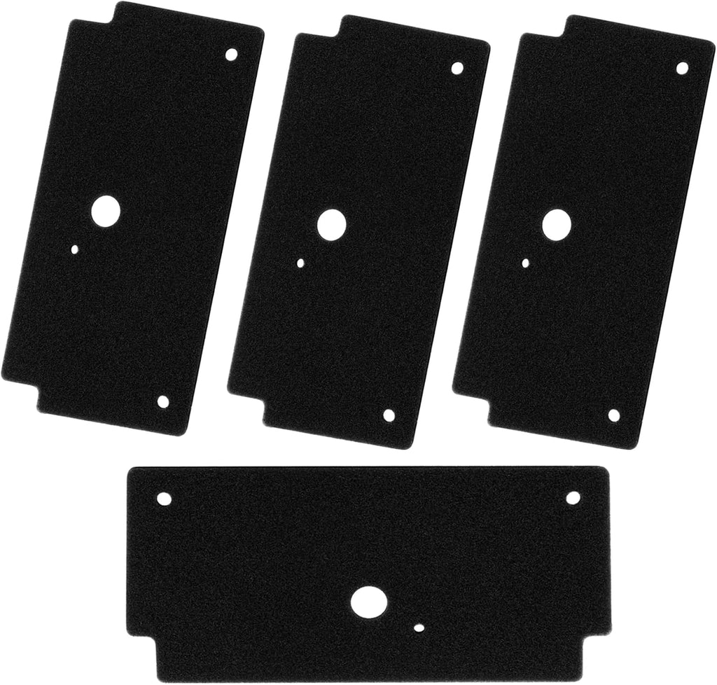 4 Stück 12022801 Schwammfilter Trockner Filter Wäschetrockner Sockelfilter
