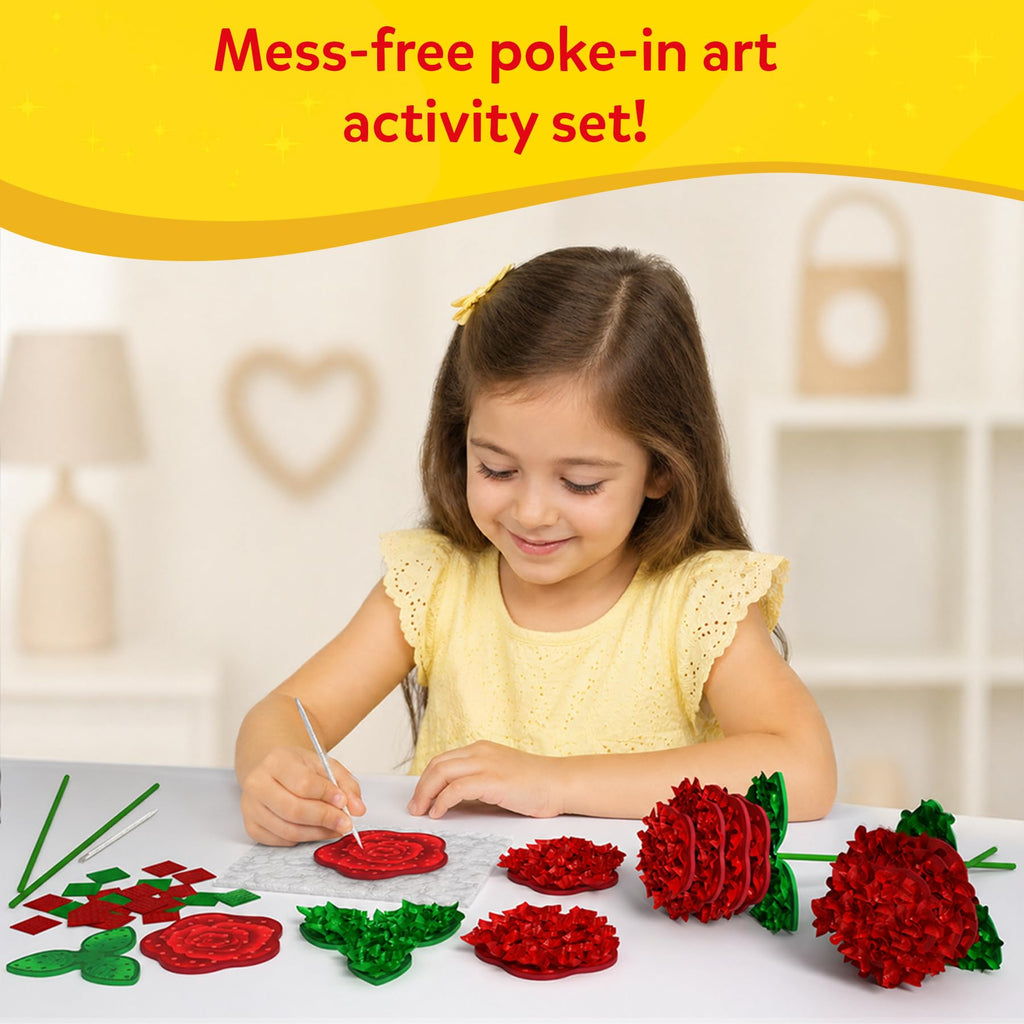 Skillmatics Poke-in Art – Disney Princesses, Wood Craft Kit, Gift for Kids