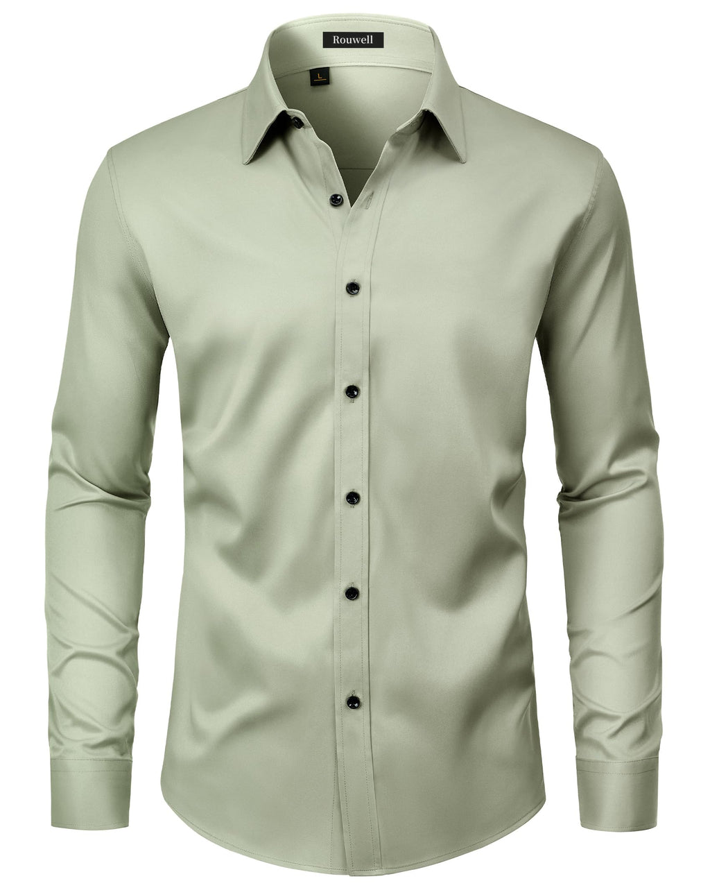 Men’s Wrinkle Free Dress Shirts Regular Fit Long Sleeve Non Iron Business Casual Wedding Stretch Button Down Shirt