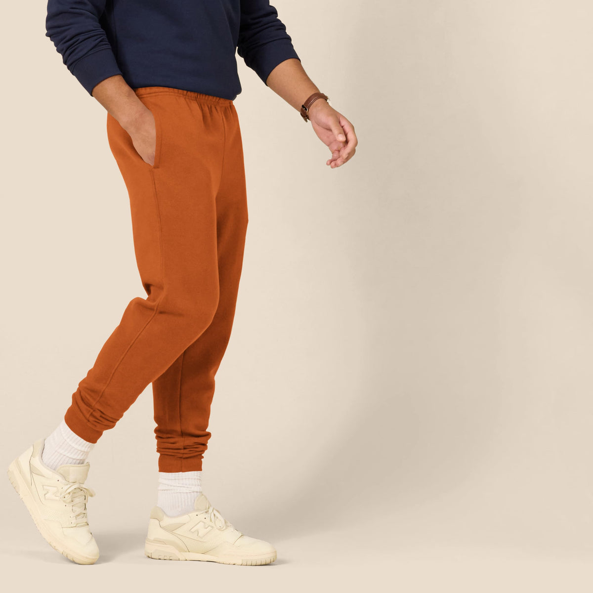 Amazon Essentials Men's Tracksuit Bottoms, Fleece, Comfortable Fit