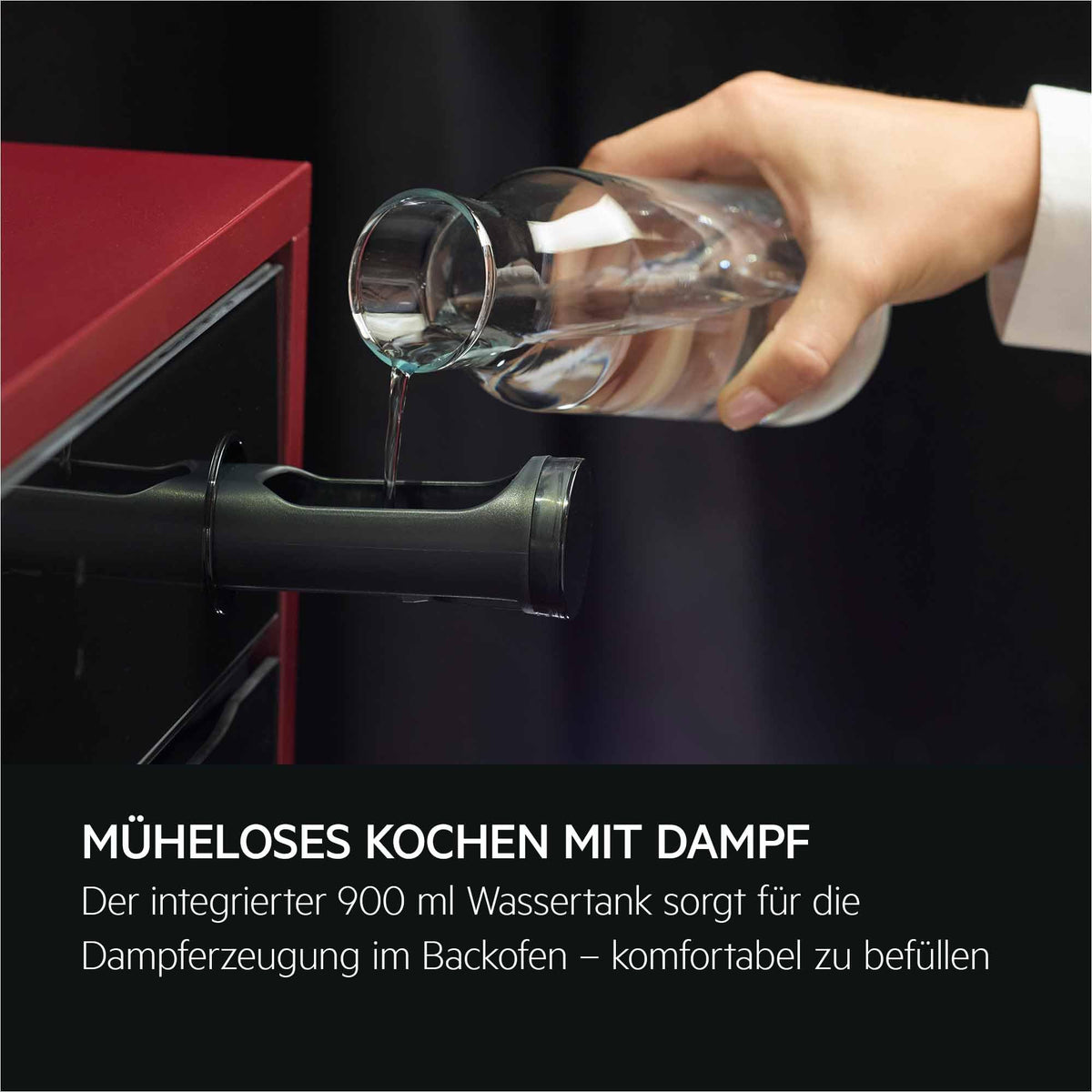 AEG Einbaubackofen, Serie 5 Ringheißluft: Gleichmäßige Garergebnisse auf 3 Ebenen, Pyrolyse Selbstreinigung, 45 Automatikprogramme, LED-Touchdisplay, Schnellaufheizung, Edelstahl, OU5PB40WSM