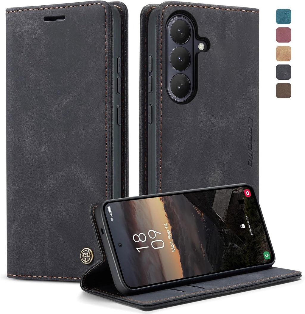 KZB für Xiaomi Redmi Note 15 Hülle, Magnet Leder Klapphülle Stoßfest