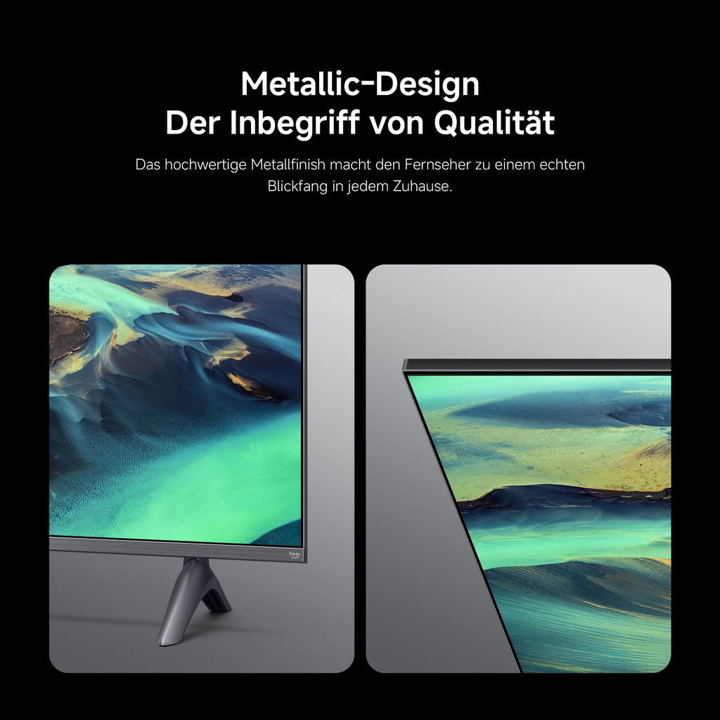 XIAOMI F2 Smart Fire TV 43 Zoll, 108 cm Fernseher (4K UHD, HDR10, Rahmenloses Metallgehäuse, Prime Video, Netflix, Alexa Sprachsteuerung, HDMI 2.1, Bluetooth, USB, Triple Tuner) Modelljahr:2022