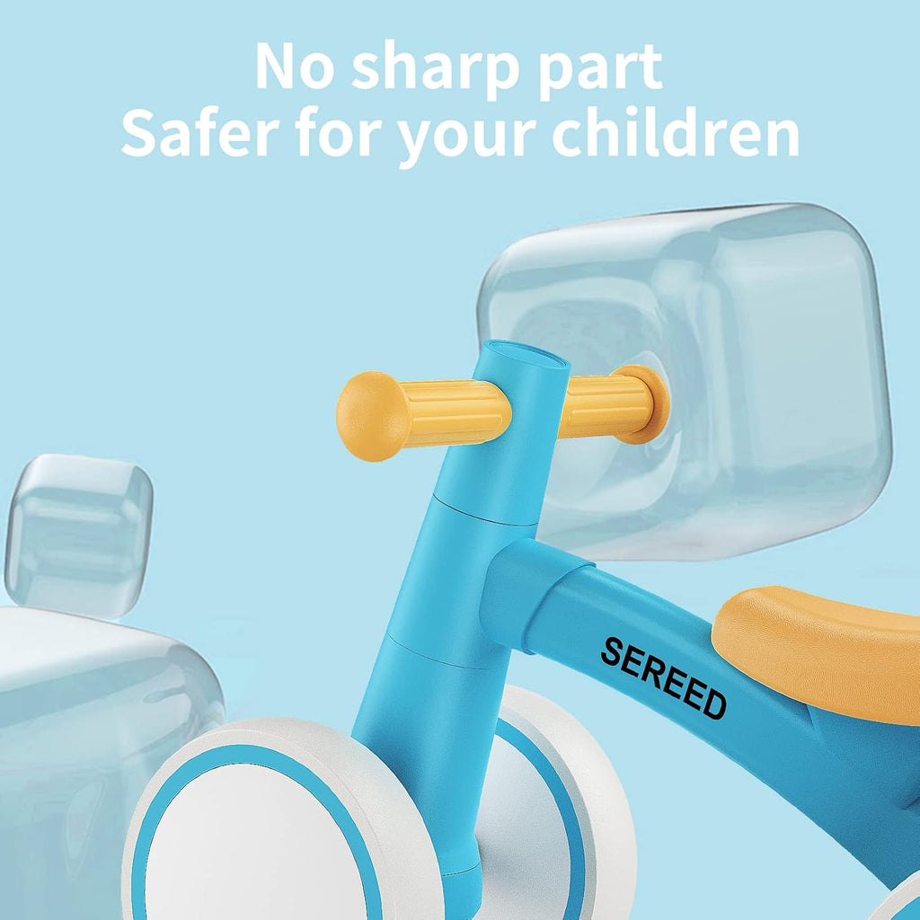 SEREED Baby Balance Bike for 1 Year Old Boy Girl, First Birthday Gift Toy