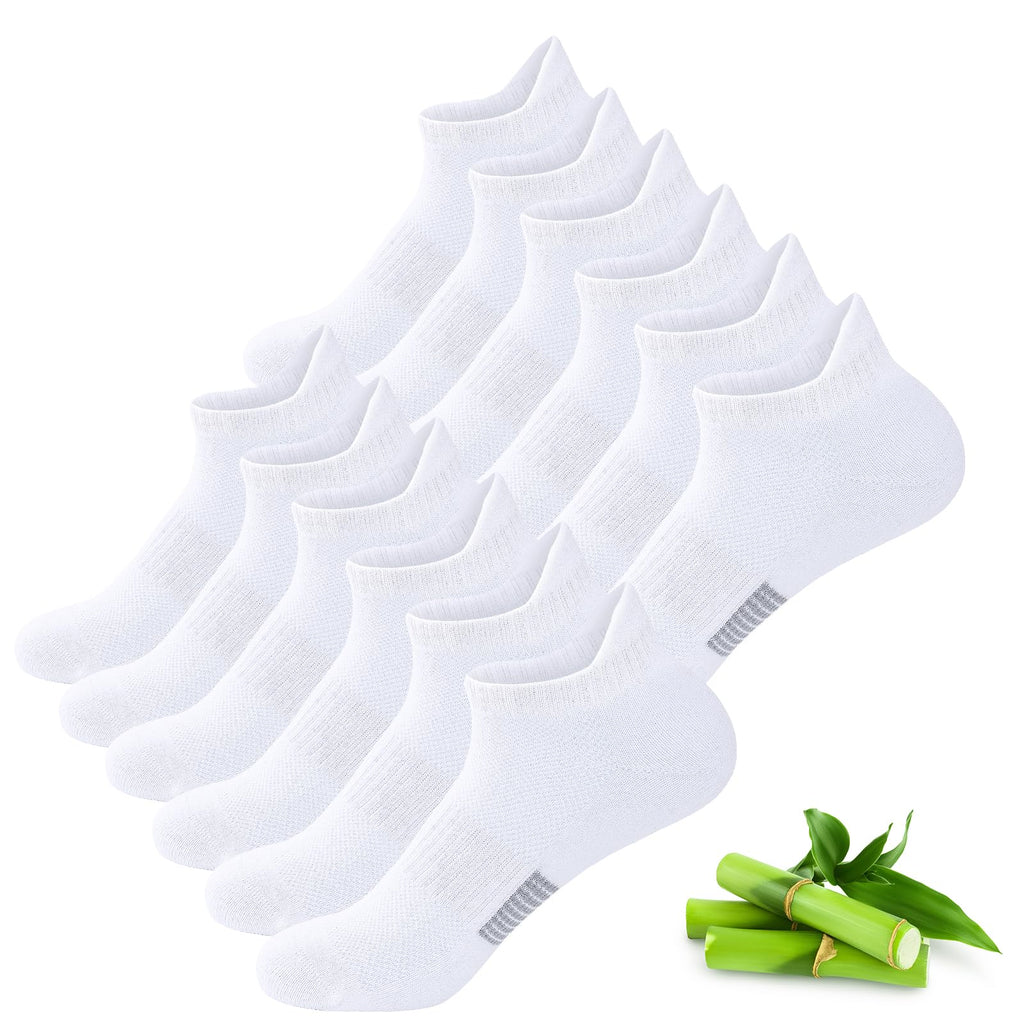 Bambus Sneaker Socken Damen, 6 Paar, Atmungsaktiv