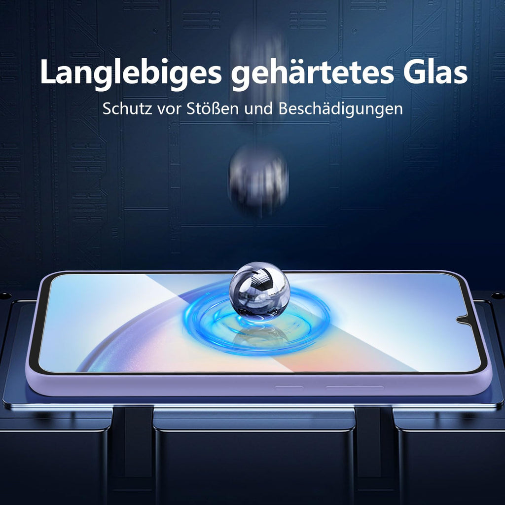 NEW'C Schutzfolie für Samsung Galaxy A35 5G für Panzerglas