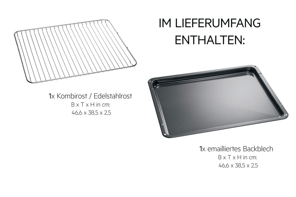 AEG Einbaubackofen, Serie 5 Ringheißluft: Gleichmäßige Garergebnisse auf 3 Ebenen, Pyrolyse Selbstreinigung, 45 Automatikprogramme, LED-Touchdisplay, Schnellaufheizung, Edelstahl, OU5PB40WSM