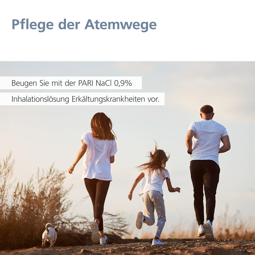 PARI NaCl 0,9% Inhalationslösung - isoton (0,9% Kochsalz),60 x 2,5 ml
