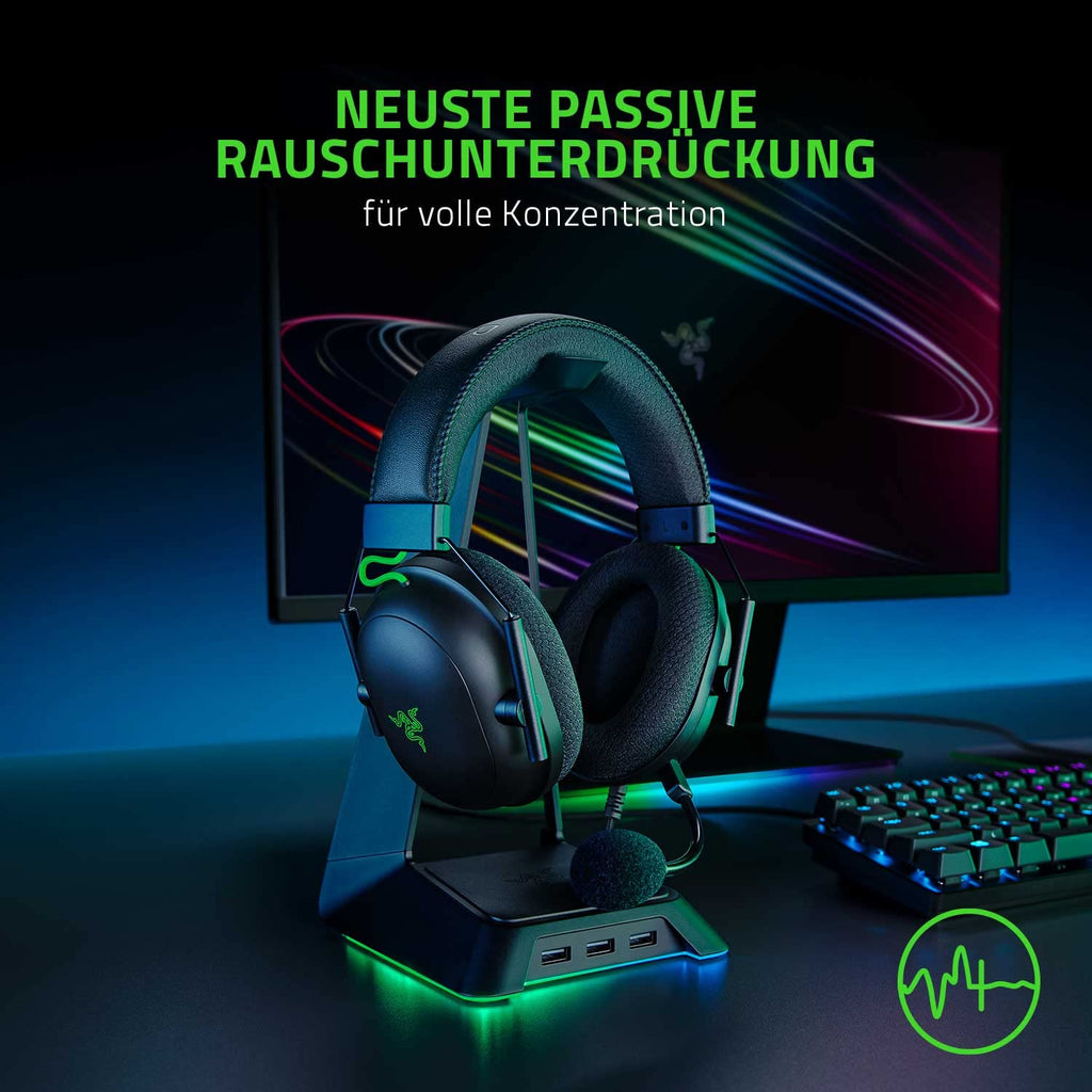 Razer BlackShark V2 X - Multi-Plattform kabelgebundenes Esports-Headset (Triforce 50mm Treiber, Erweiterte Passive Geräuschunterdrückung, 7.1 Surround Sound, Hyperclear Cardioid Mic) Grün