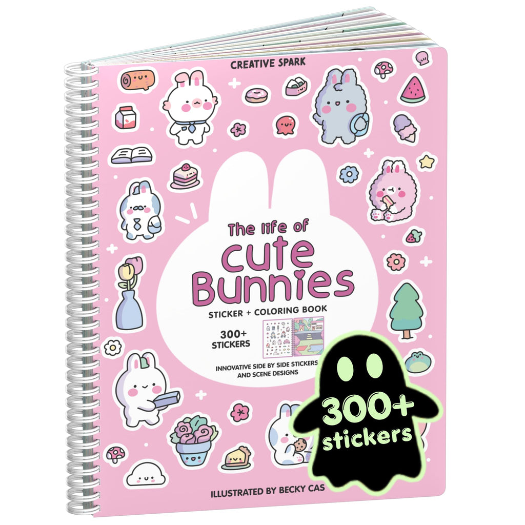 Cupkin Animal Habitats Sticker Book | 12 Coloring & Activity, 500+ Stickers