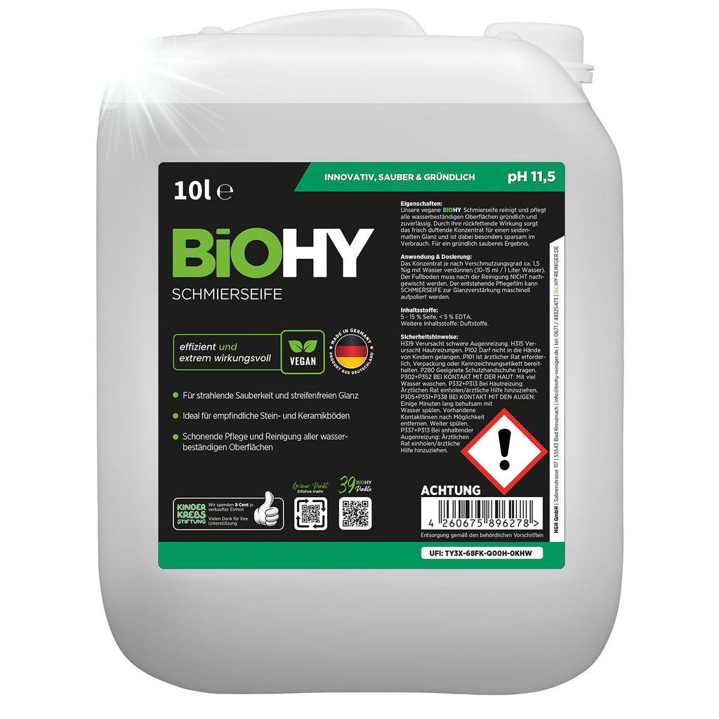 BiOHY Wischroboter Reiniger für Station mit Orangenduft (2 x 1 Liter)