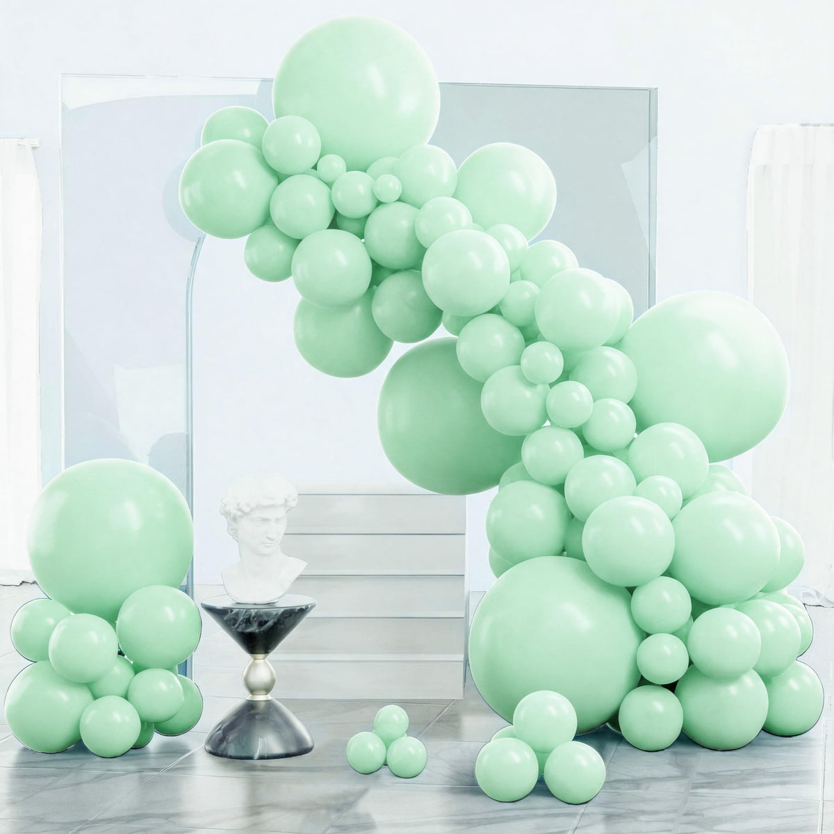 PartyWoo Black Balloons 140pcs Different Sizes of 18 12 10 5 Inch