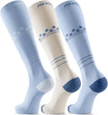FITRELL 3 Pairs Compression Socks for Women and Men 20-30mmHg-Circulation Support Socks