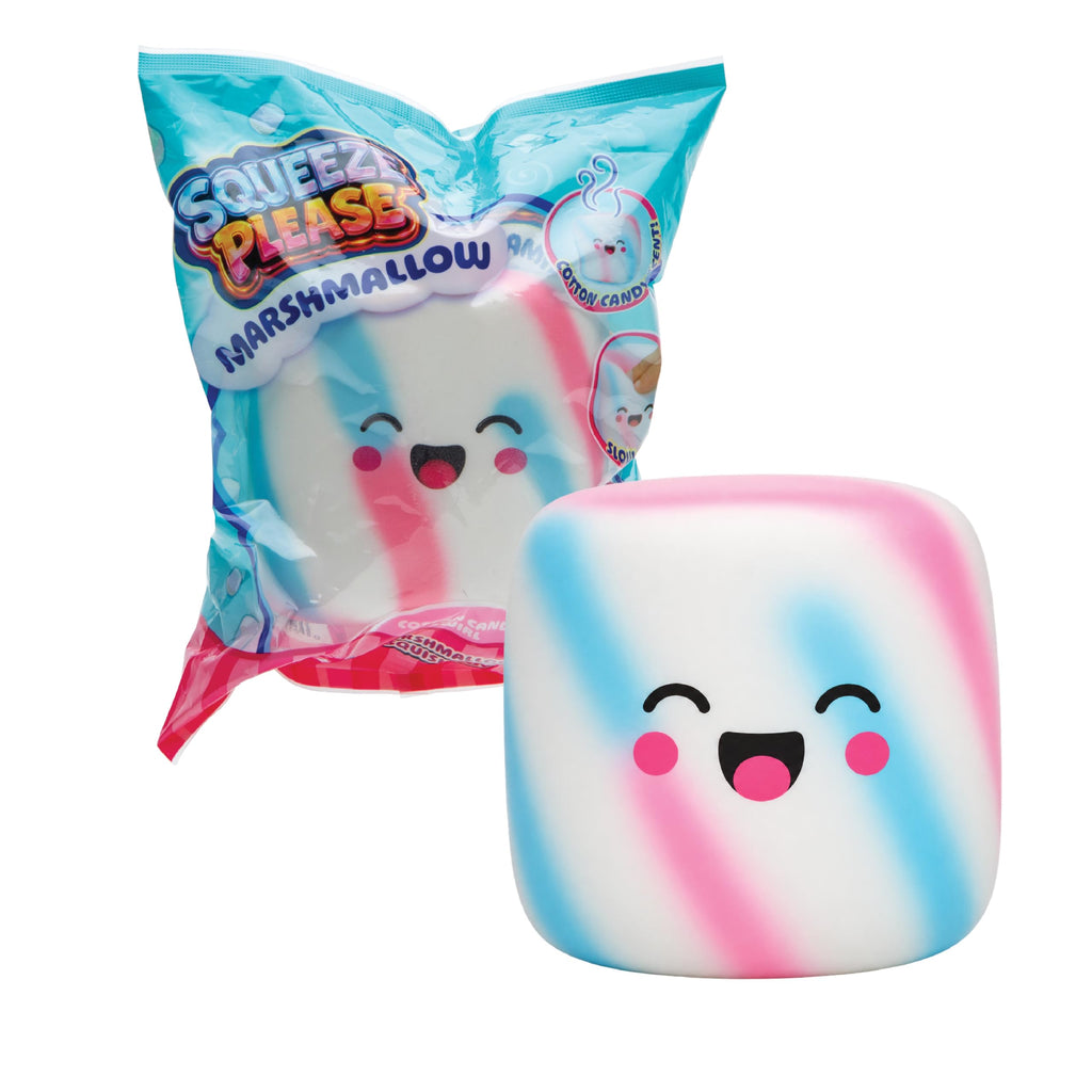 Squeeze Please 3 Pack Scented Marshmallow Stress Relief Fidget Squishy Toy