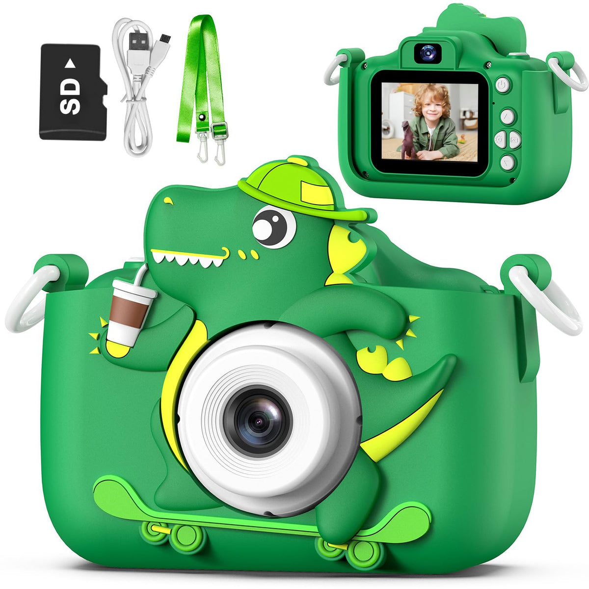Goopow Kids Camera Toys for 3-8 Year Old Girls Boys