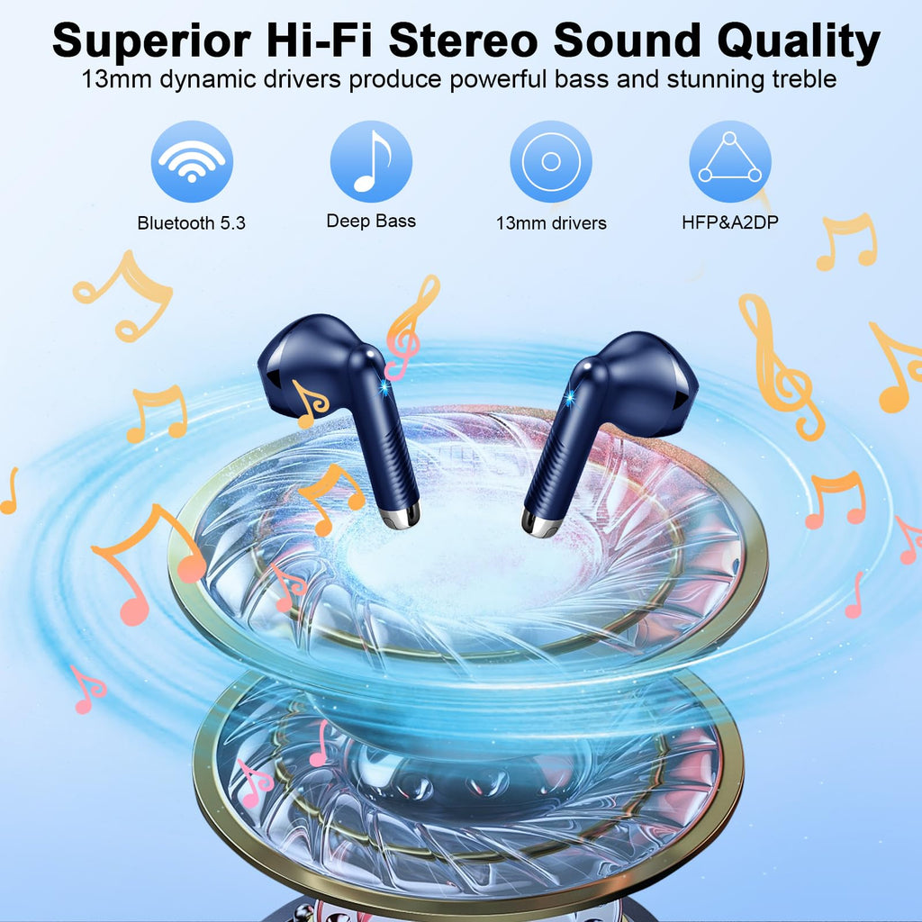 Drsaec Bluetooth Kopfhörer, In Ear Kopfhörer Kabellos Bluetooth 5.4