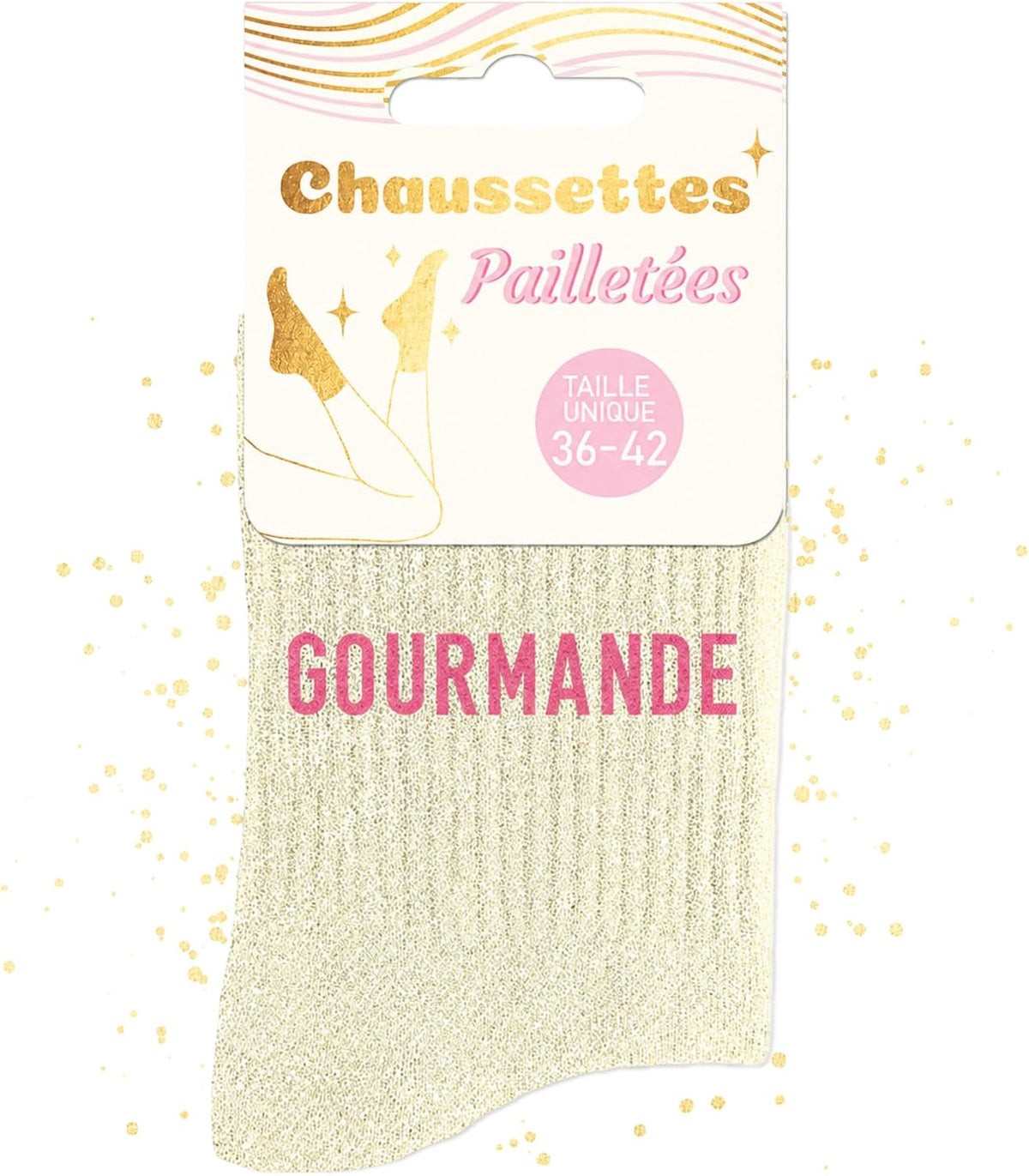 MASSA Chaussettes Paillettes - Taille Unique - Parfaite