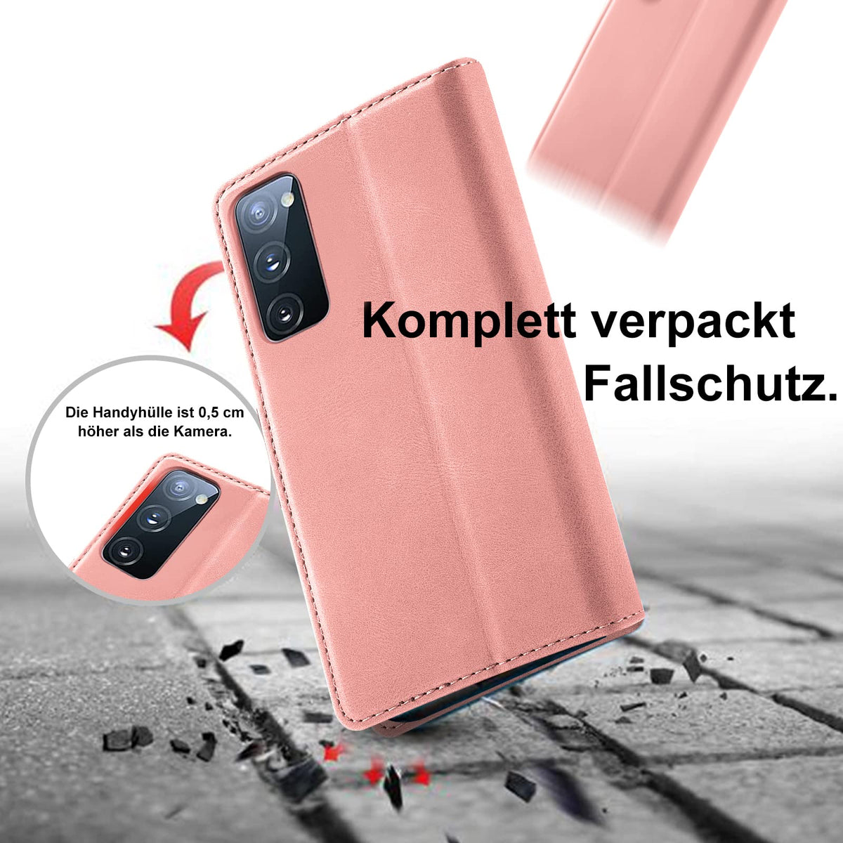 Giyer Handyhülle für Samsung Galaxy S24 5G Hülle mit Schutzfolie, Schutzhülle Galaxy S24 5G PU Leder Wallet Flip Case Standfunktion Kartenfach Klapphülle für Samsung S24 Ultra Full Cover (Grün)