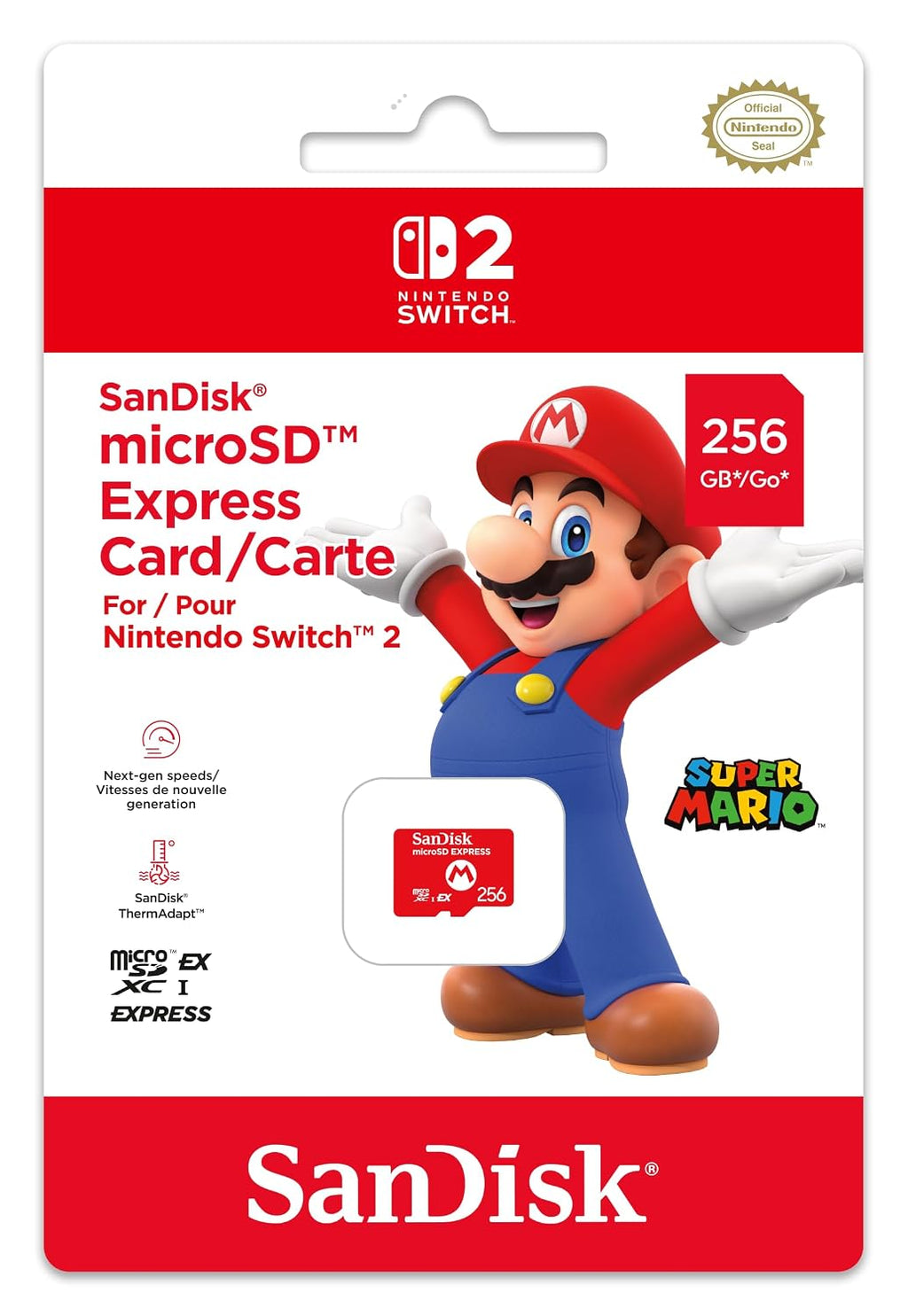 Nintendo SanDisk microSD EXPRESS Card 256 GB - Nintendo Switch 2