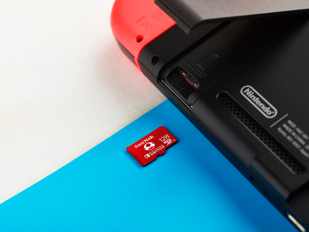 SANDISK 128GB microSD Karte, Super Mario Super Mushroom Edition