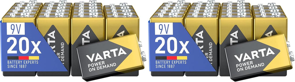 Varta Batterien AAA 100 Stück Power on Demand Alkaline 1,5 V Vorratspack
