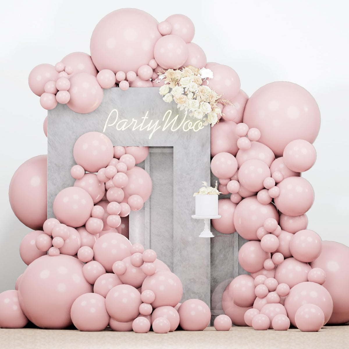 PartyWoo Black Balloons 140pcs Different Sizes of 18 12 10 5 Inch
