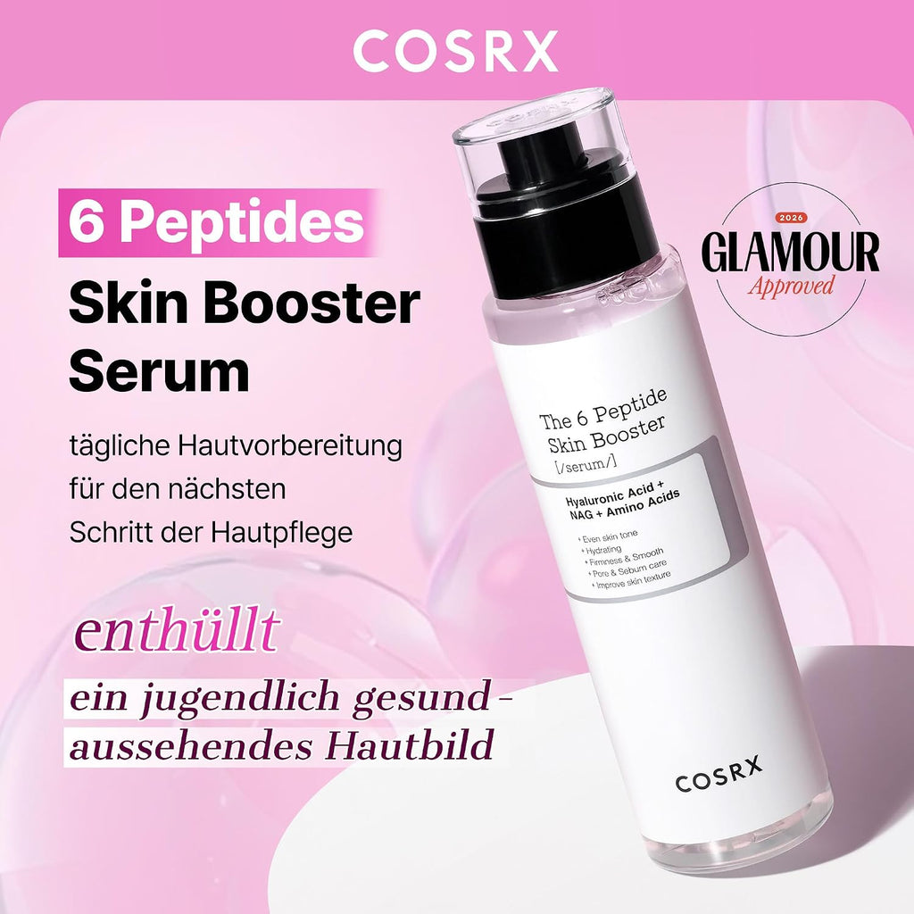 COSRX 6 Peptide Collagen Serum mit Copper Peptide, Anti-Aging Toner