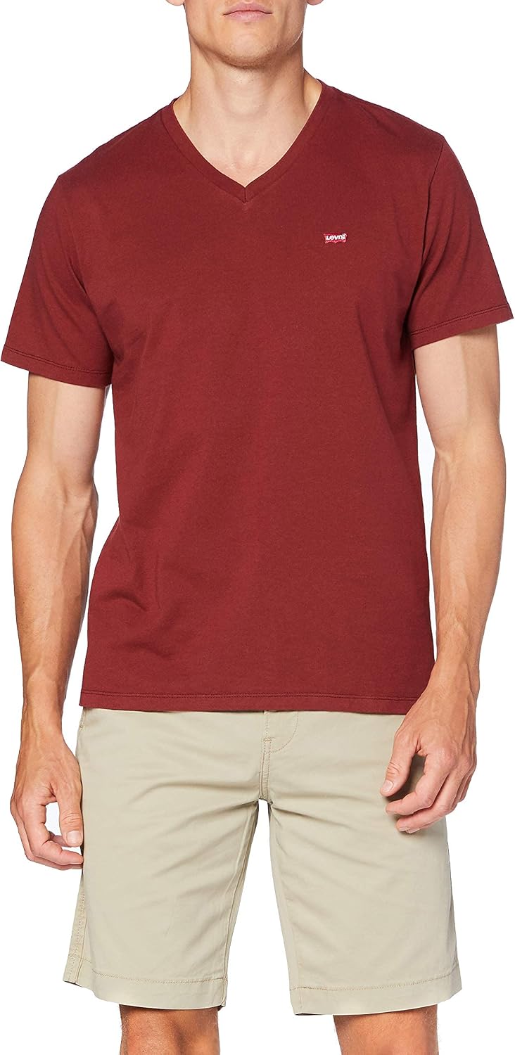 Levi's Herren Original Housemark V-Neck T-Shirt