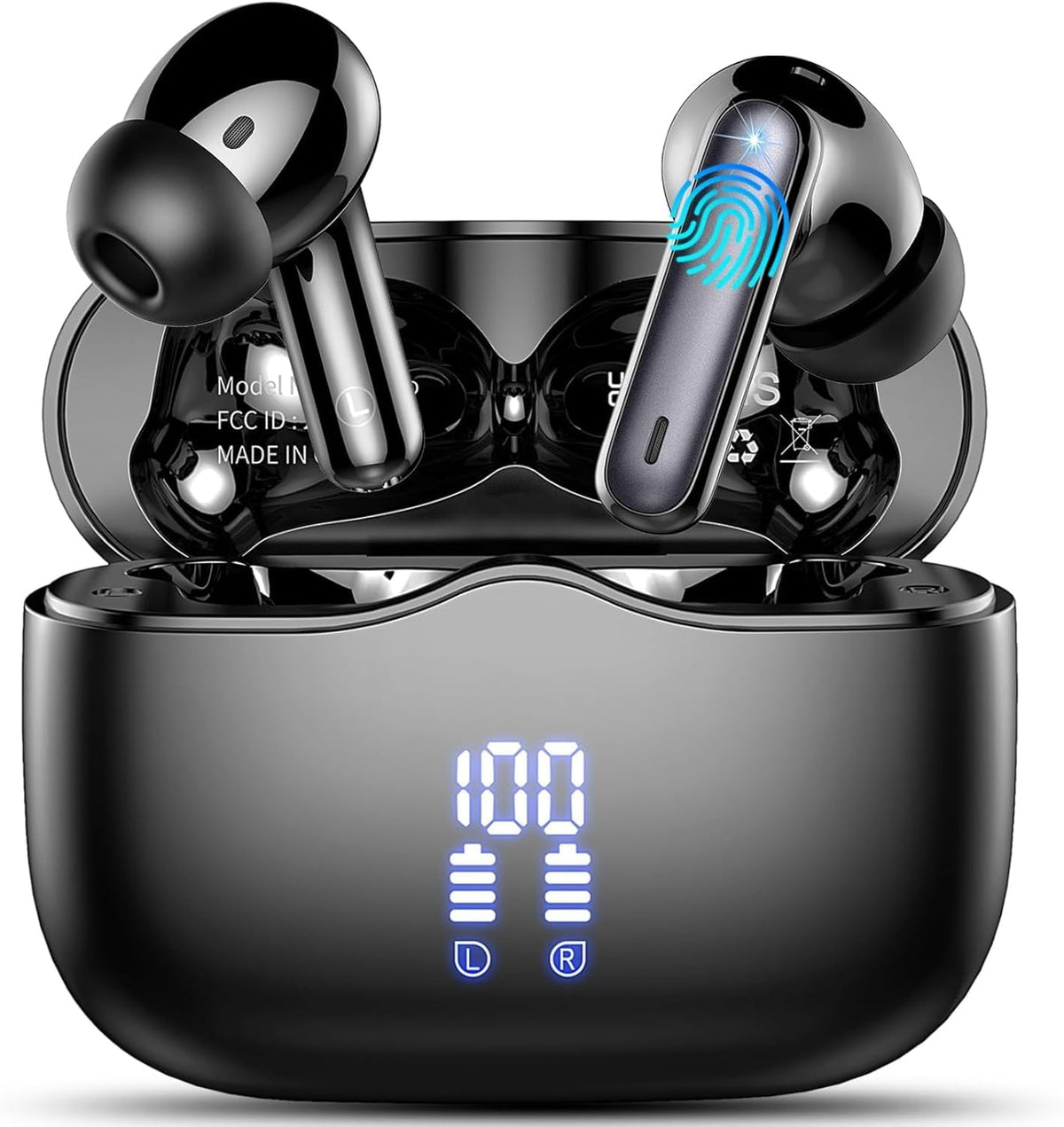 Bluetooth Kopfhörer, Kopfhörer Kabellos Bluetooth 5.4, Tiefer Bass Ohrhörer