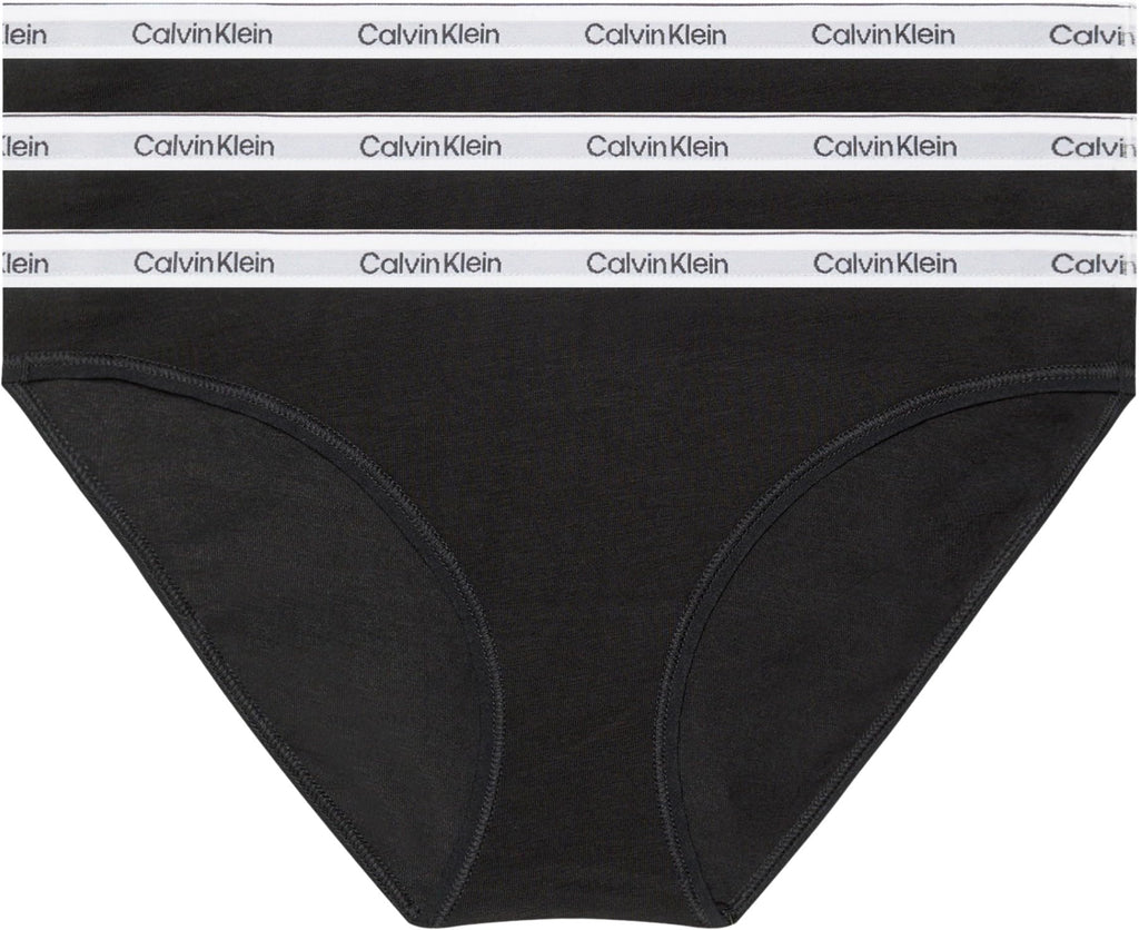 Calvin Klein Damen 3er-Pack Bikini-Slips aus Baumwoll-Stretch