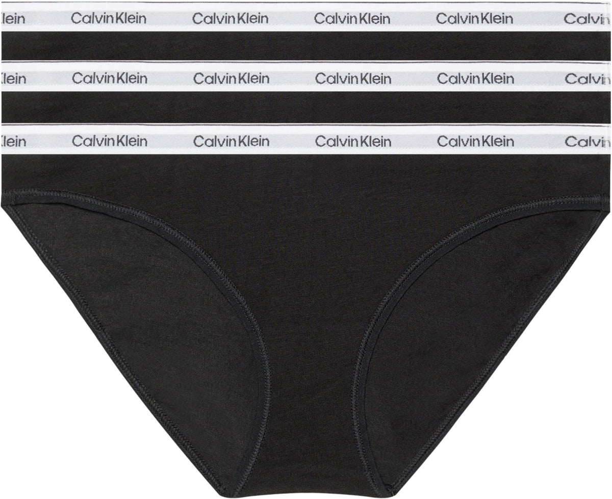 Calvin Klein Damen 3er-Pack Bikini-Slips aus Baumwoll-Stretch