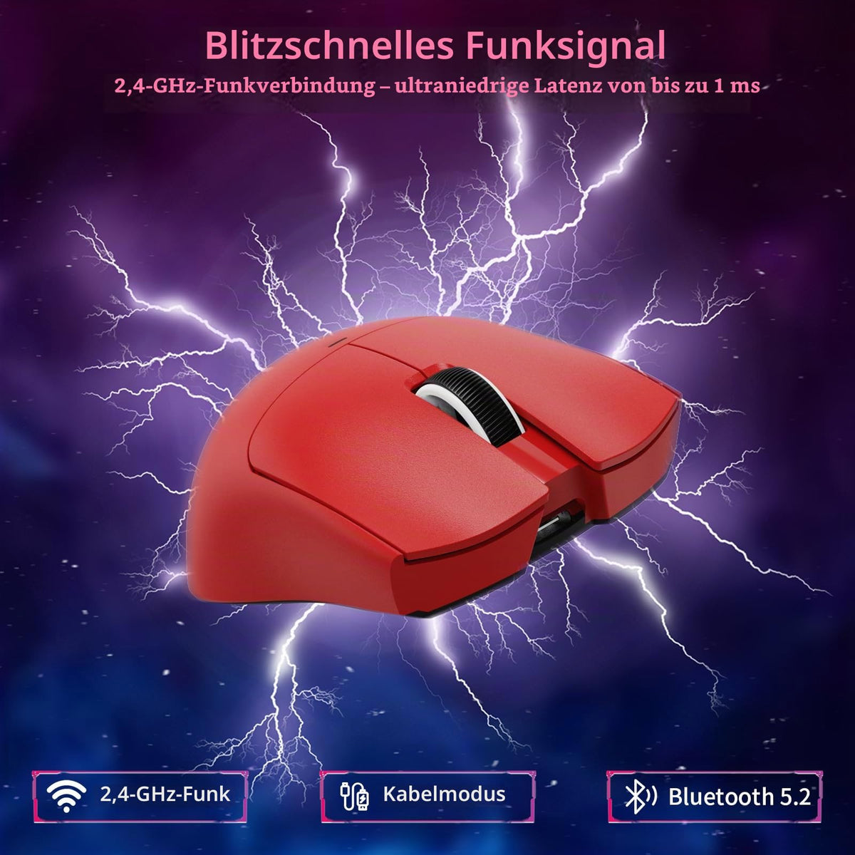 ATTACK SHARK X11SE Kabellose Gaming-Maus