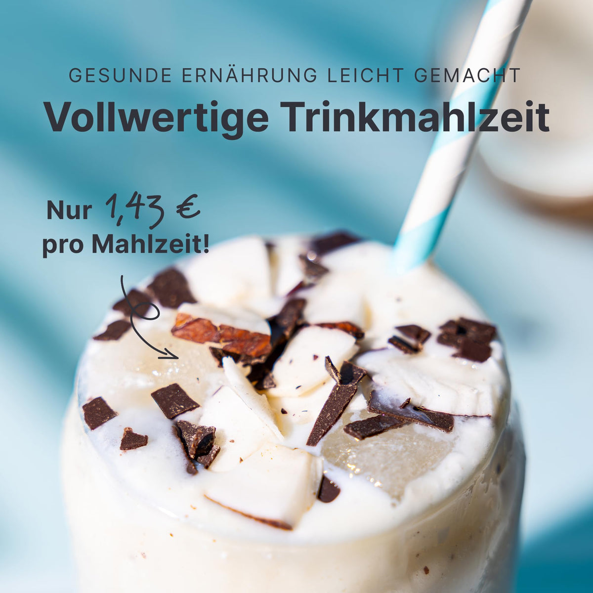 SHEKO Balance Shake Erdbeere – Mahlzeitersatz & Abnehmshake – 378 g