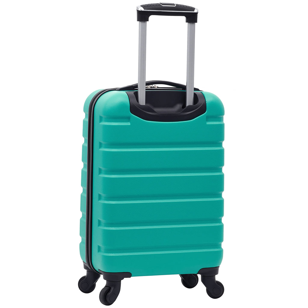 Wrangler 22" Hardside Spinner Carry-On Luggage, Charcoal