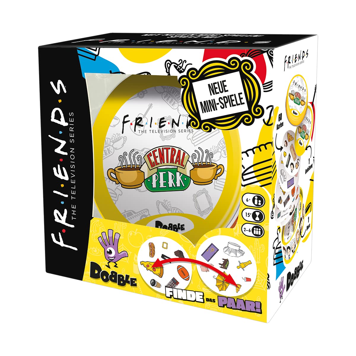 Asmodee, Dobble Bundesliga, Rasantes Familienspiel, Deutsch