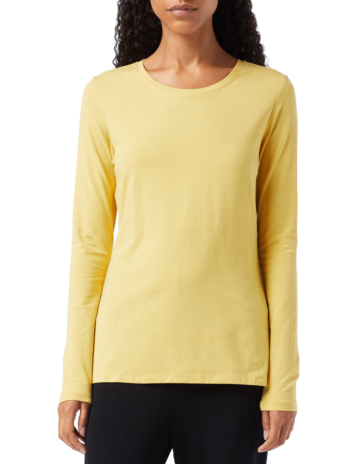 Amazon Essentials Damen Regular-Fit Langarm-T-Shirt Rundhalsausschnitt (In Übergröße Erhältlich)