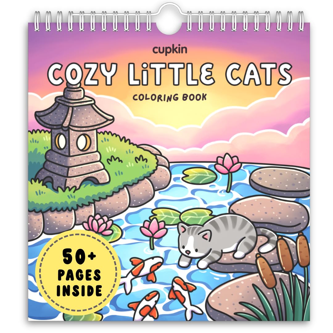 Cupkin Animal Habitats Sticker Book | 12 Coloring & Activity, 500+ Stickers