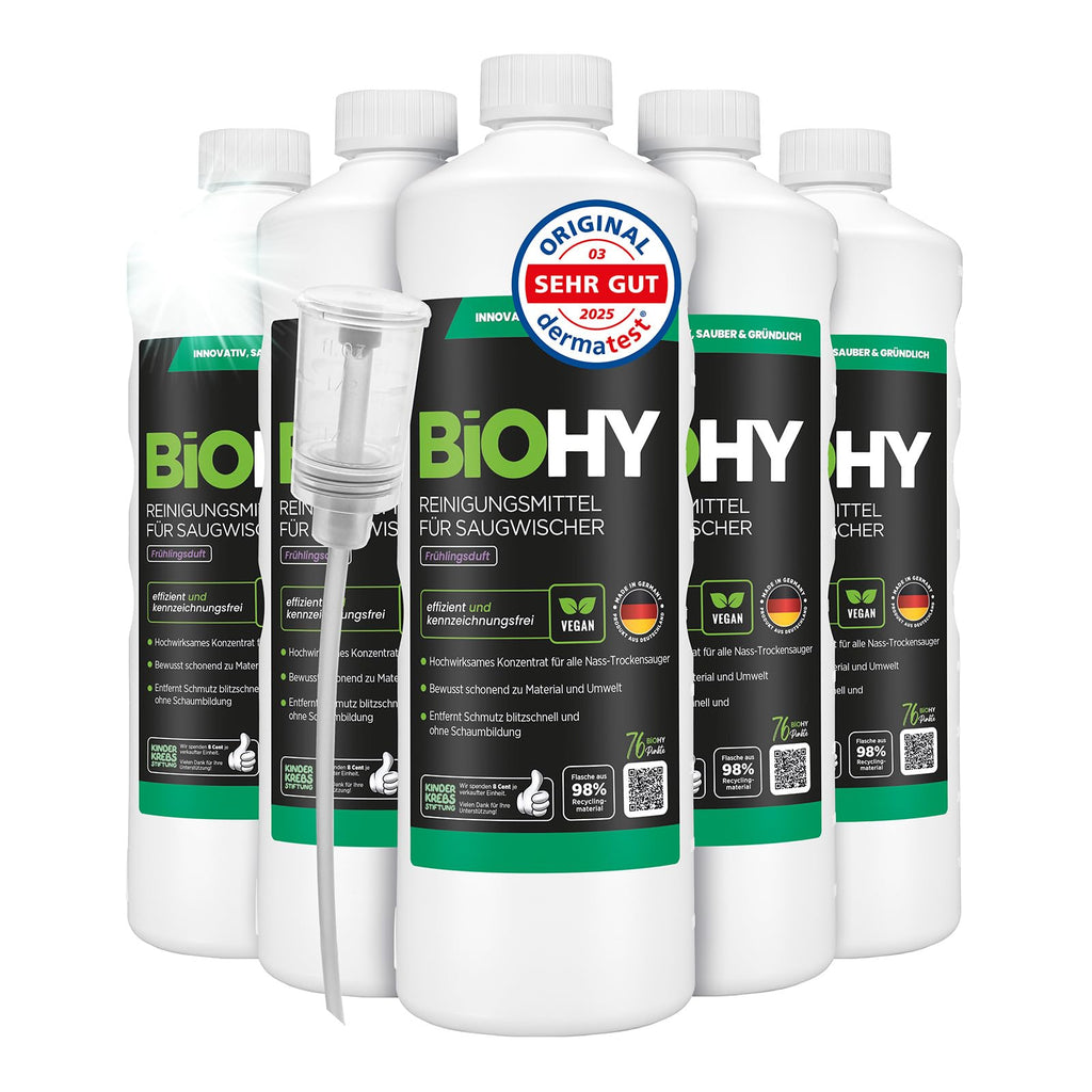 BiOHY Wischroboter Reiniger für Station mit Orangenduft (2 x 1 Liter)