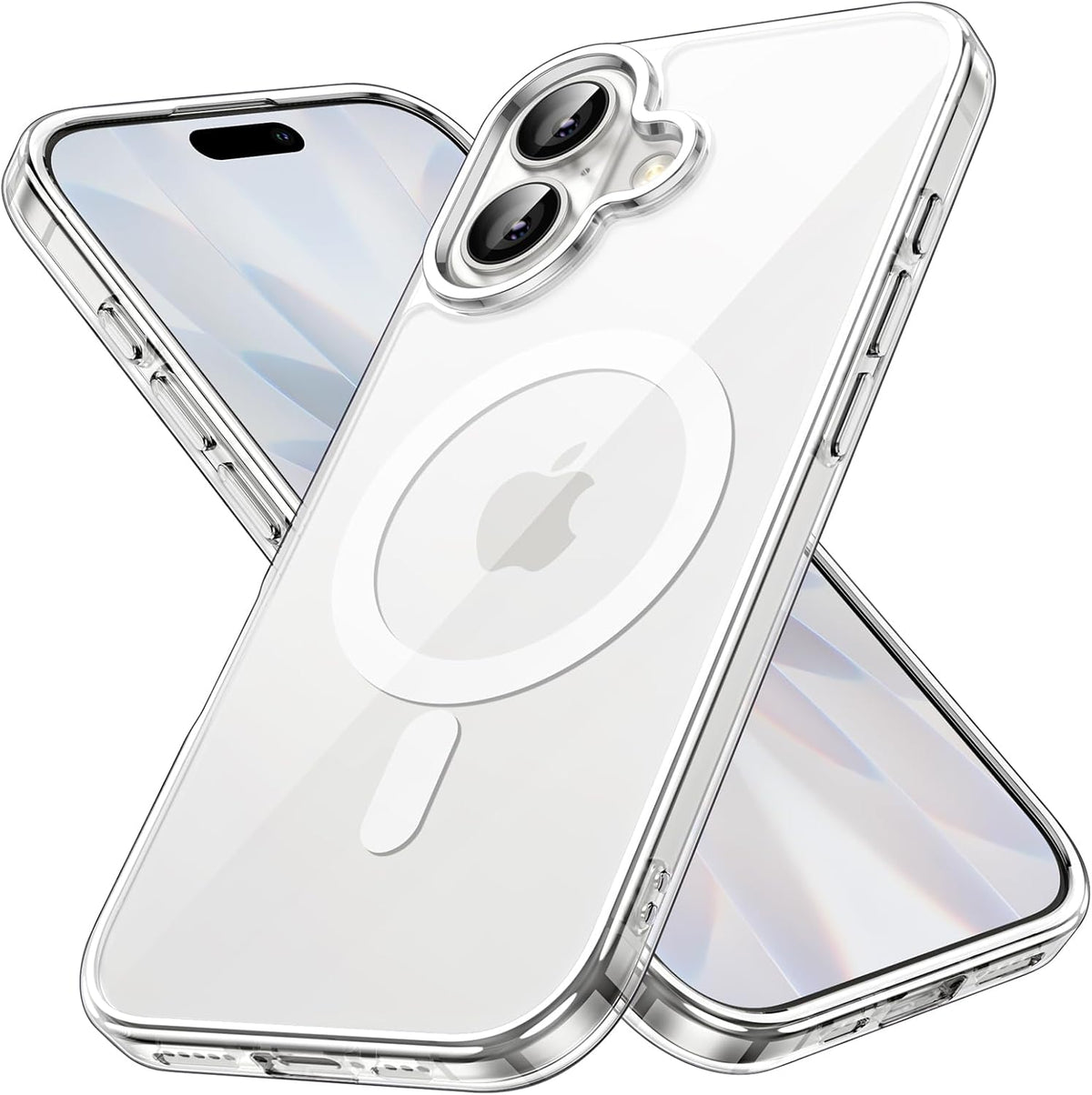 JETech Magnetische Hülle für iPhone 17, Durchsichtig