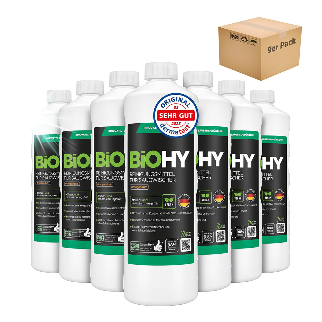BiOHY Wischroboter Reiniger für Station mit Orangenduft (2 x 1 Liter)