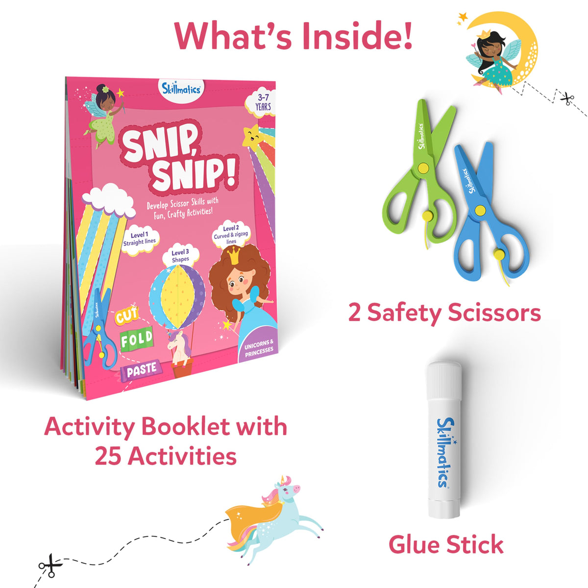 Skillmatics Snip Snip Halloween Craft, Scissor Skills, Felt Kits for Kids