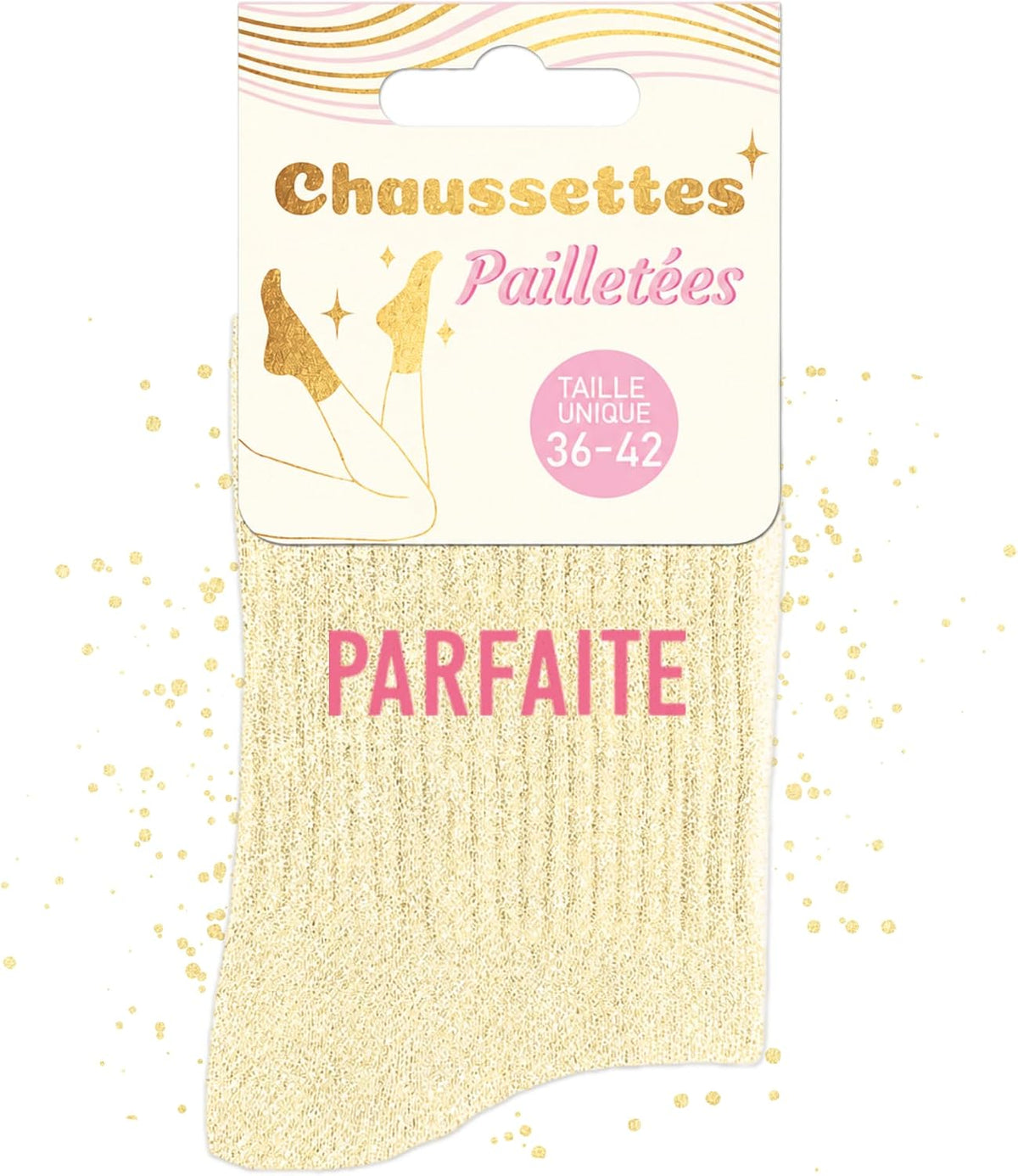 MASSA Chaussettes Paillettes - Taille Unique - Parfaite