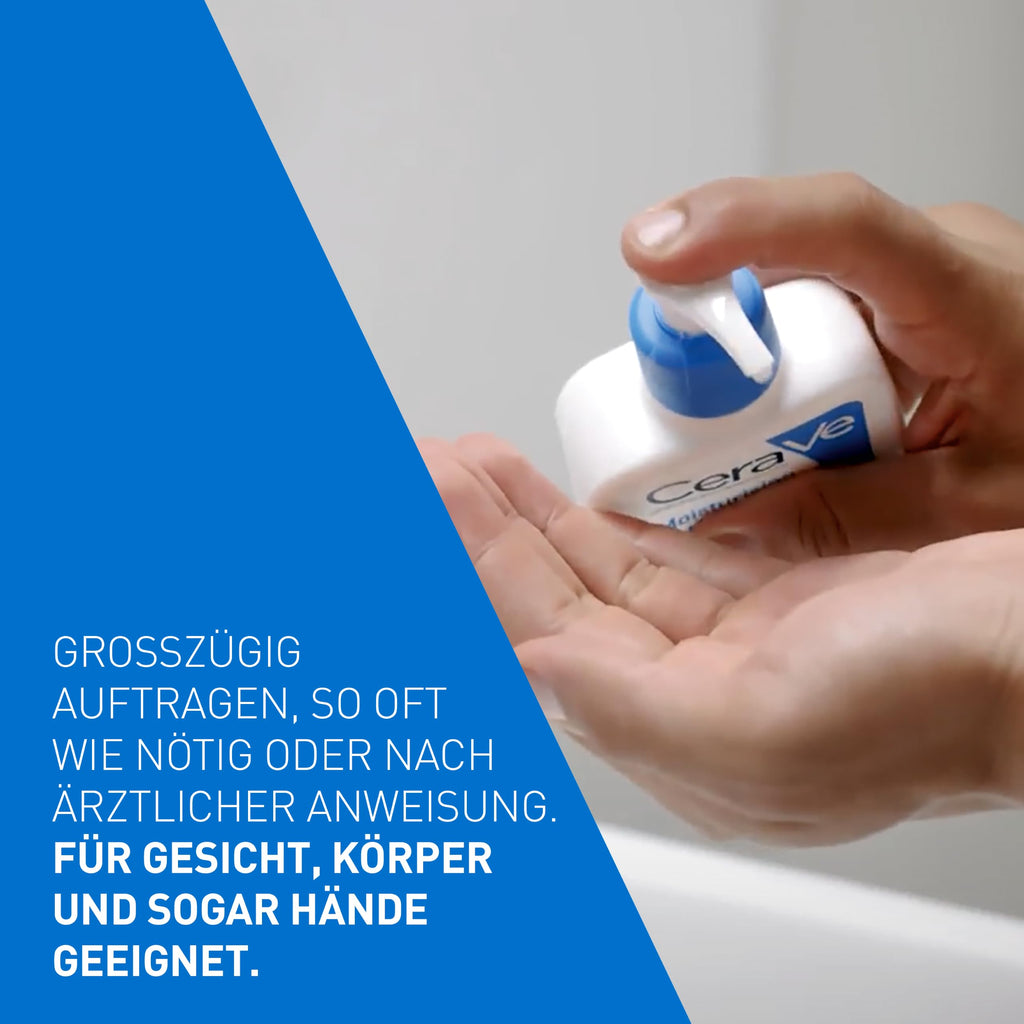 CeraVe Feuchtigkeitslotion für trockene Haut, Körper & Gesicht