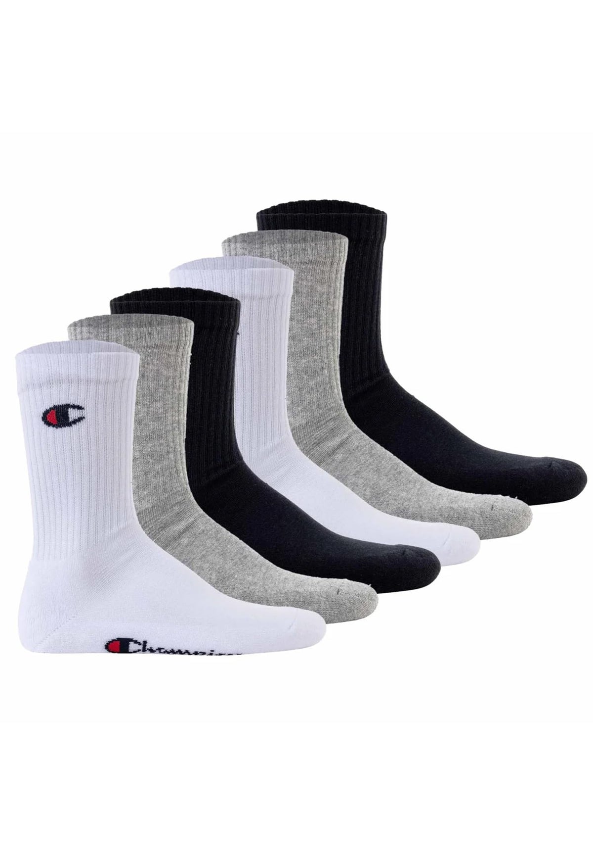 Champion Unisex Core 6pp Crew Füßlinge (6er Pack)