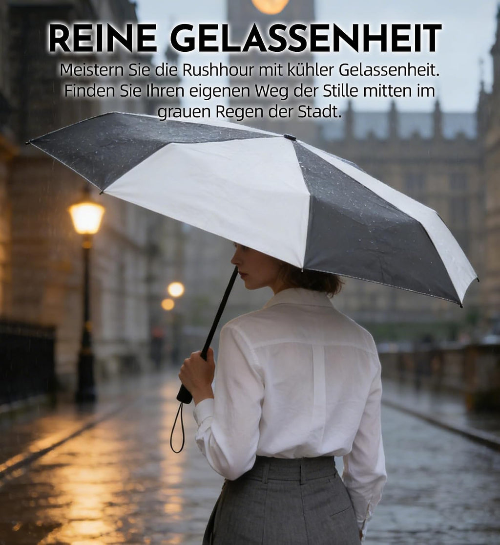 LILAC Regenschirm Klein Stabil Windfest